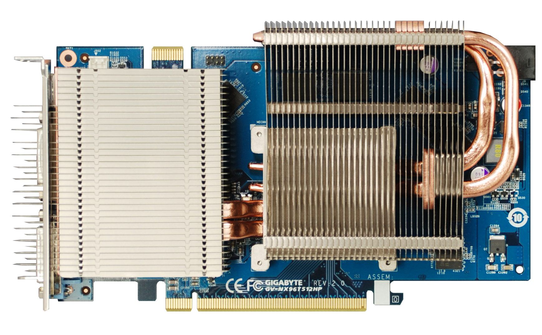GIGABYTE,クロックアップ版でファンレスの9600 GTカードを発売 GIGABYTE,クロックアップ版でファンレスの9600 GTカードを発売