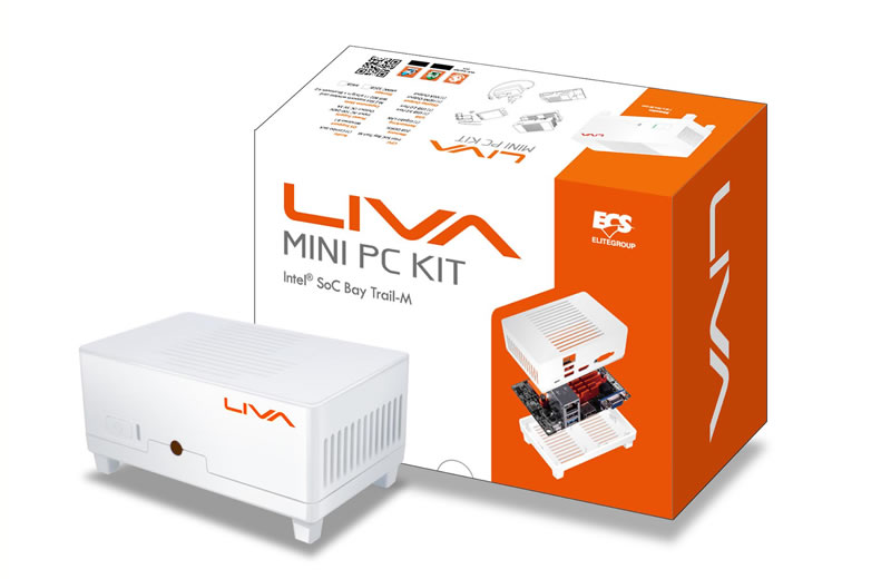 LIVA Mini PC Kit 64GB ファンレス