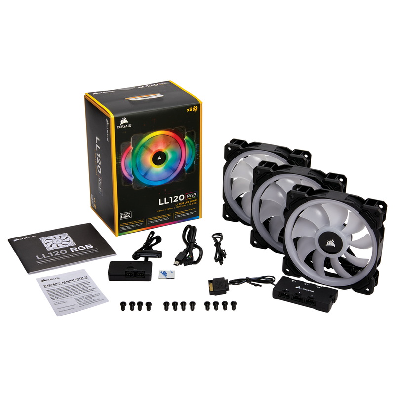 LL120 3 Fan Pack with Lighting Node PRO引用画像