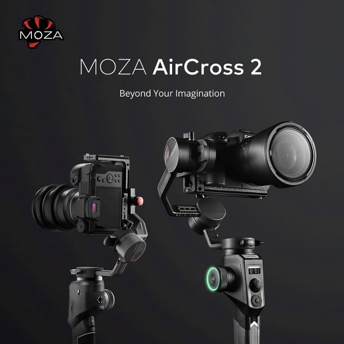 MOZA、デジタル一眼レフ対応、ハンドヘルドジンバル3軸スタビライザー