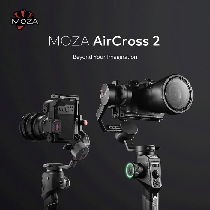 MOZA、デジタル一眼レフ対応、ハンドヘルドジンバル3軸スタビライザー「MOZA AirCross 2」発売 | 株式会社リンクスインターナショナル