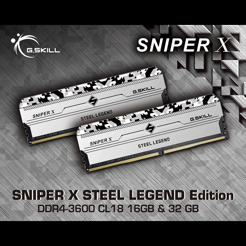 G.Skill SNIPER X STEEL LEGEND edition