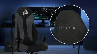 CORSAIR、通気性の良い難燃性ファブリック素材採用のゲーミングチェア 