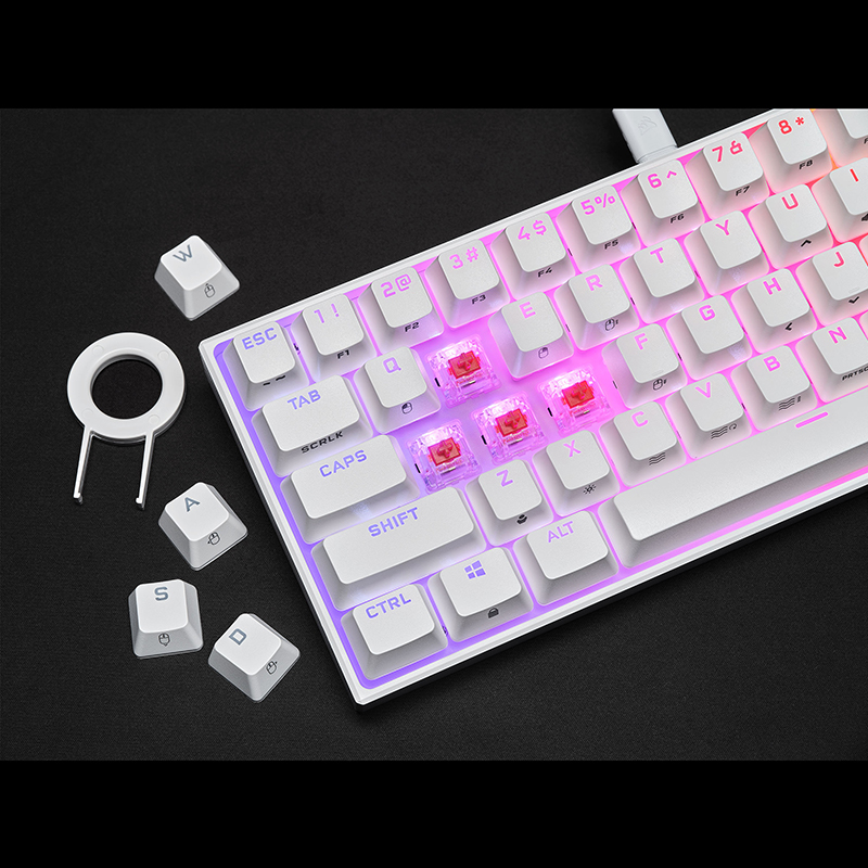 K65 RGB MINI WHITE |