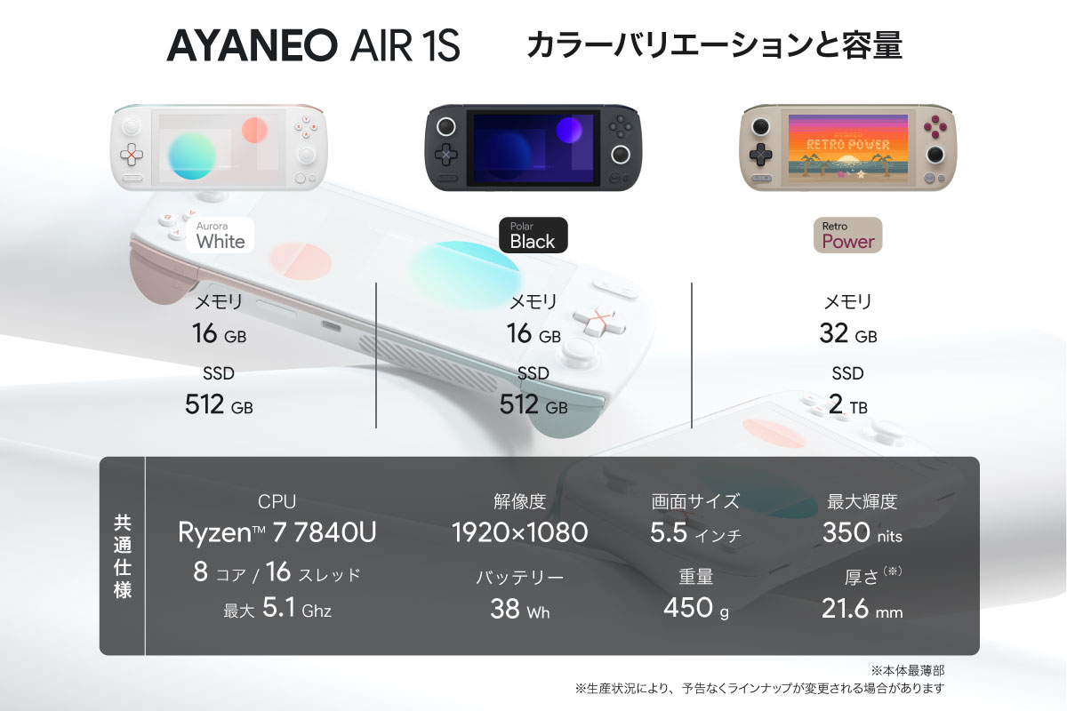 AYANEO AIR 1S AYANEO AIR 1S