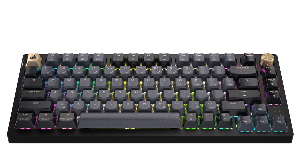 CORSAIR、US配列モデルの75%ワイヤレスキーボード「CORSAIR K65 PLUS ...