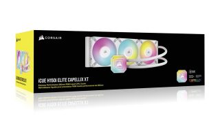 PC用ファン・クーラー Corsair H150i ELITE CAPELLIX XT WHITE iCUE H150i ELITE CAPELLIX Liquid CPU Cooler — White