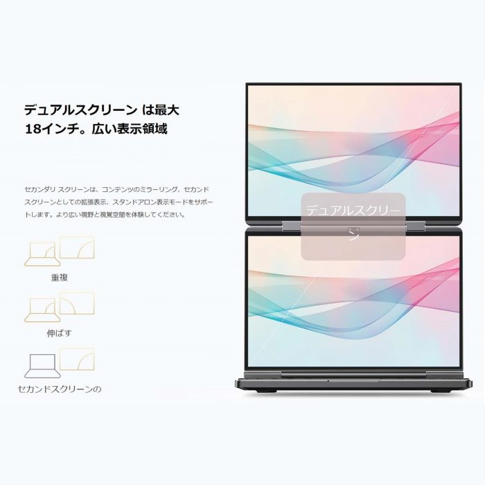 GPD、AMD Ryzen™ AI 9 HX 370 CPU搭載 13.3インチの2画面ノートPC「GPD