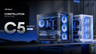 Antec、曲面ガラス搭載 裏配線マザー対応ケース「C5 Curve ARGB」発売