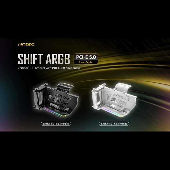 Antec、グラフィックカードの可動式縦置きブラケット＋ライザー