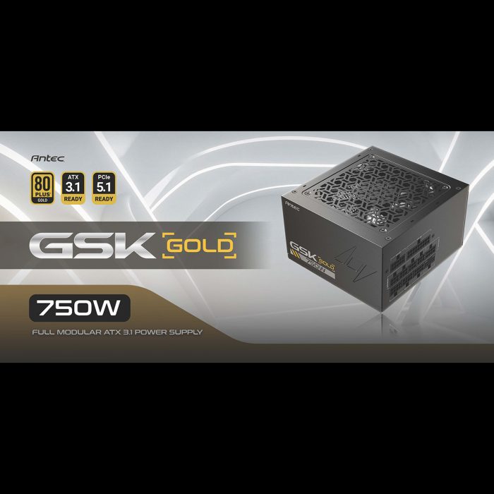 Antec、80＋GOLD認証フルモジュラーATX電源 「GSK V2 ATX3.1」シリーズ